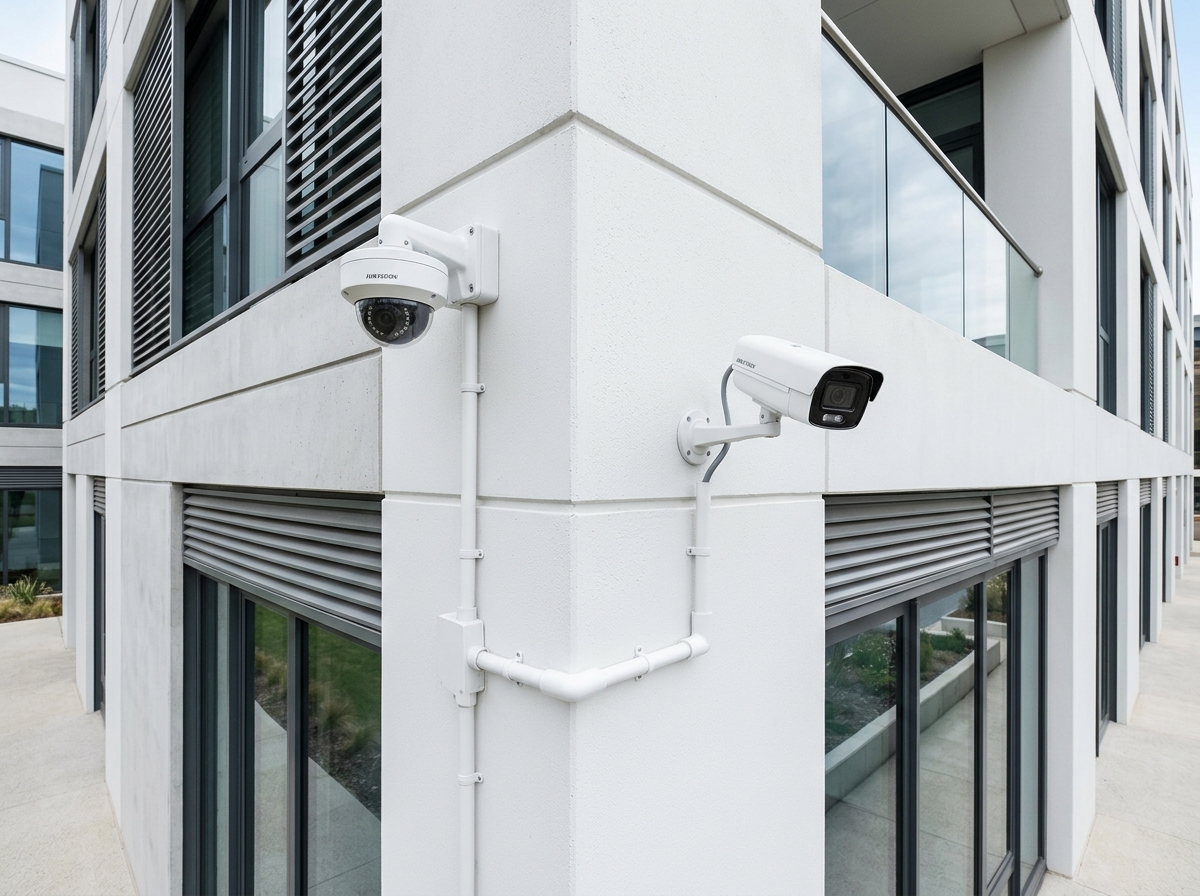 CCTV security camera installation